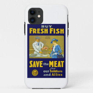 Buy Fresh Fish ~ Save the Meat iPhone 11 Case