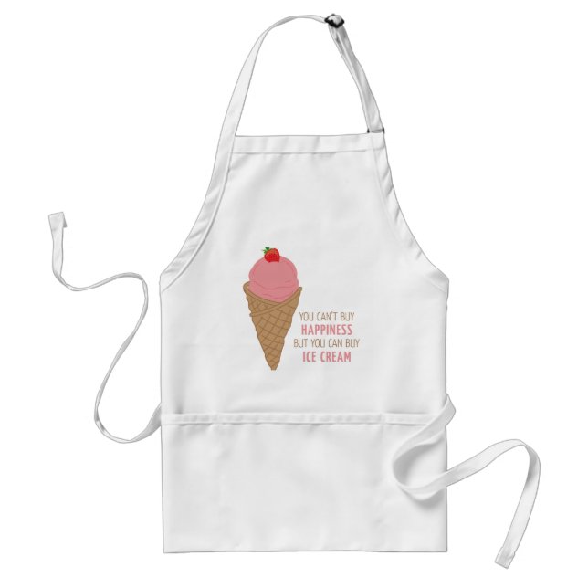 Buy Ice Cream Adult Apron (Front)