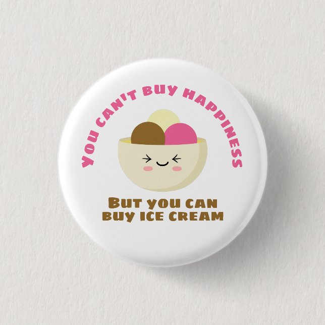 Buy Ice Cream Button (Front)