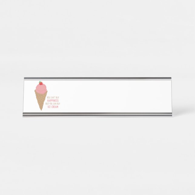 Buy Ice Cream Desk Name Plate (Front)
