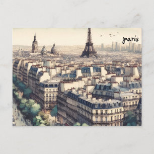 buy map paris mass mailing postcards