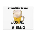 Buy Me a Beer Bachelor Party Tshirts and Gifts Postcard