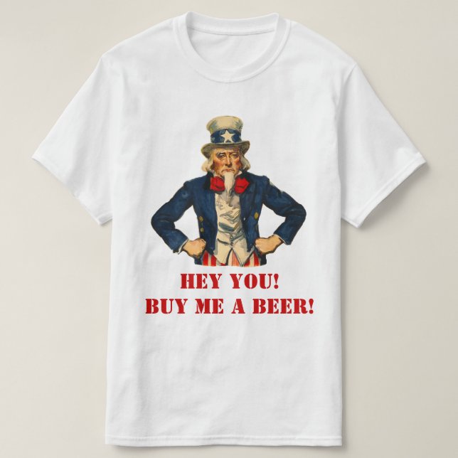 Buy Me a Beer T-Shirt (Design Front)