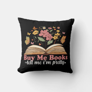 Buy Me Books And Tell Me To Stfuattdlag  Throw Pillow