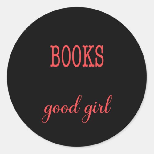 Buy Me Books Call Me A Book Classic Round Sticker
