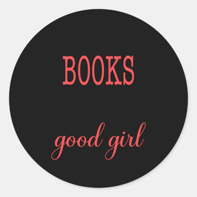 Buy Me Books Call Me A Book Classic Round Sticker (Front)