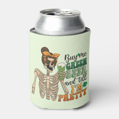 Buy Me Green Beer  St Patricks Day Can Cooler