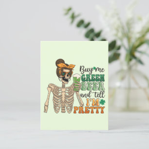 Buy Me Green Beer St. Patrick's Day Postcard
