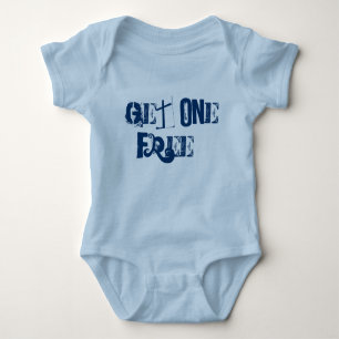Buy One Get One Free- Twins (boys) Baby Bodysuit