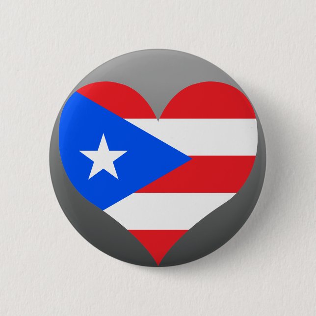 Buy Puerto Rico Flag Pinback Button (Front)