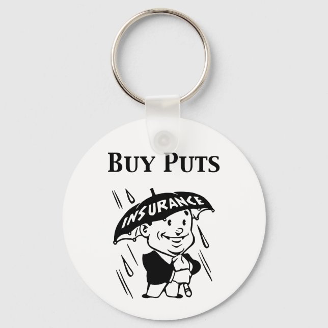 Buy Puts Keychain (Front)