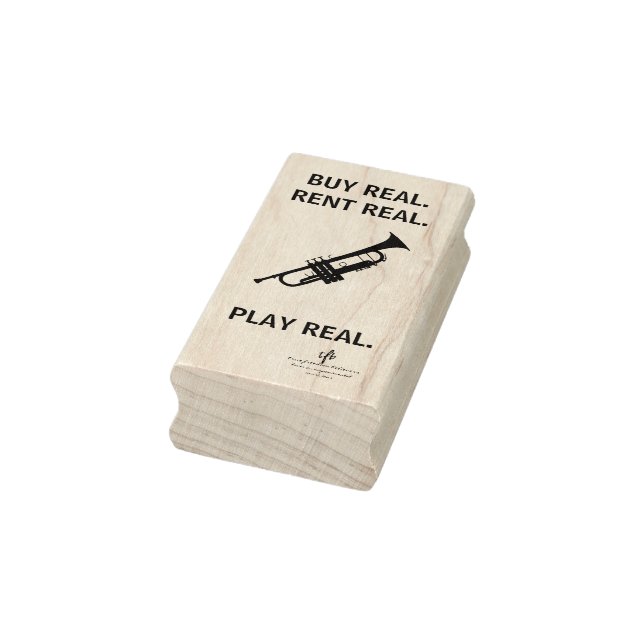 Buy Real Trumpet Musical Instrument Tech Rubber Stamp (Stamp)