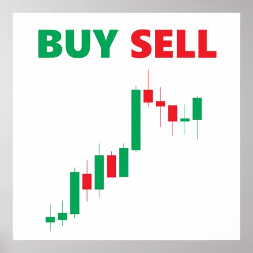 Buy Sell _ Stock Forex Market Currency Trader Poster