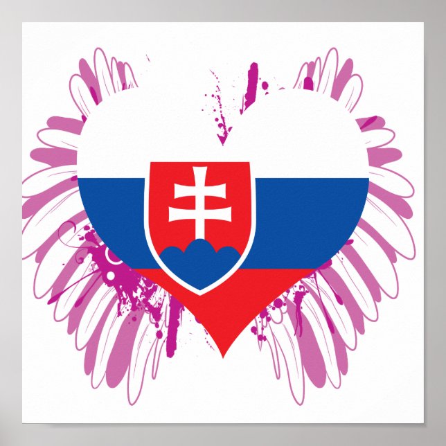 Buy Slovakia Flag Poster (Front)
