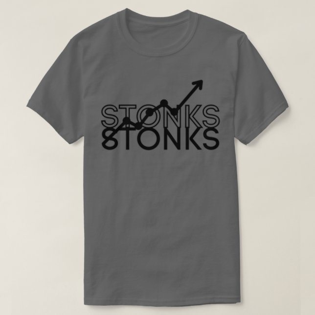Buy Stonks Stock Trading Money Crypto T-Shirt (Design Front)