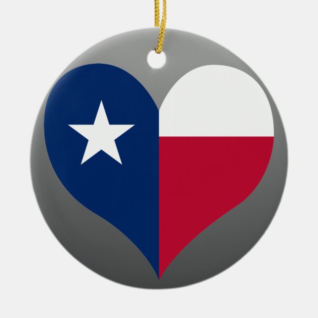 Buy Texas Flag Ceramic Ornament (Front)