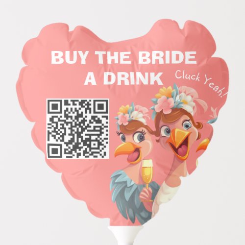 Buy the Bride A Drink _ Hen Night Bachelorette Balloon