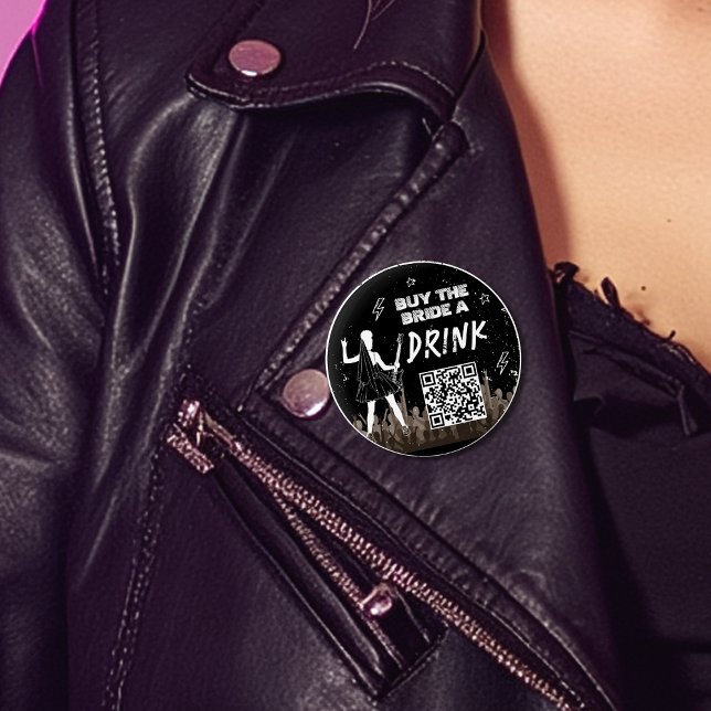 Buy the Bride a Drink Last Tour Punk Bachelorette Button (Creator Uploaded)