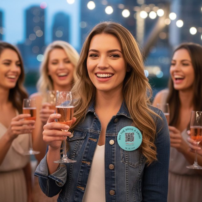 Buy the Bride a Drink QR Code Button (Creator Uploaded)