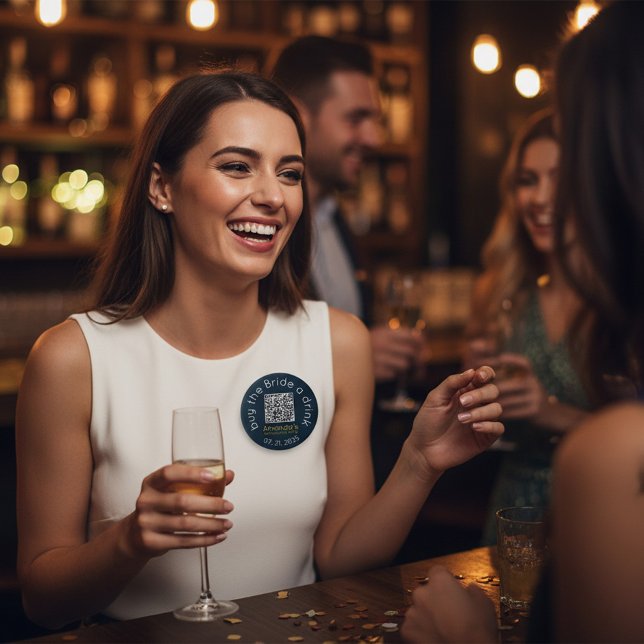 Buy the Bride a Drink QR Code Button (Creator Uploaded)