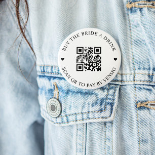 Buy The Bride A Drink QR Code Button