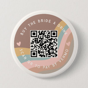 Buy The Bride A Drink Scan QR Code To Pay Groovy Button