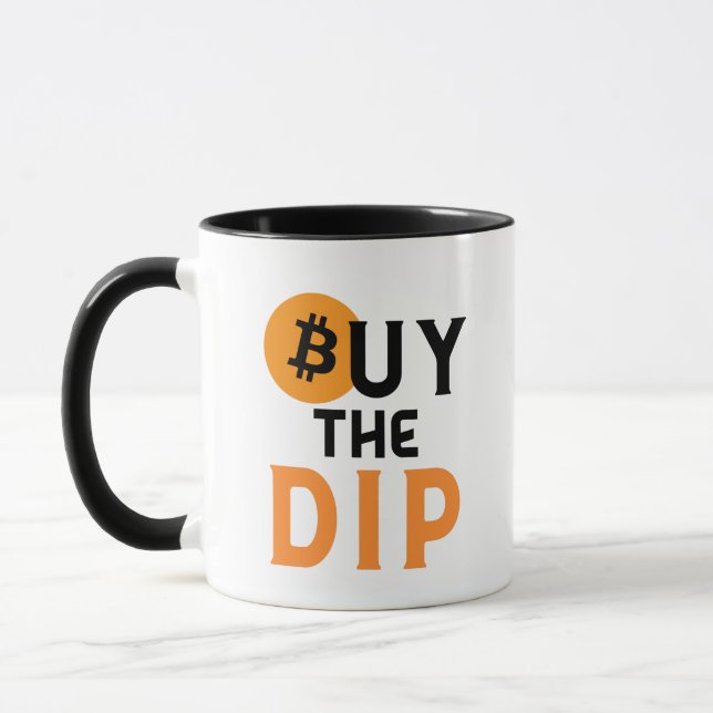 Buy The Dip Bitcoin, I told you so Mug (Left)