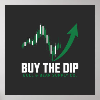 Buy the Dip — Crypto & Stock Trader Edition Poster