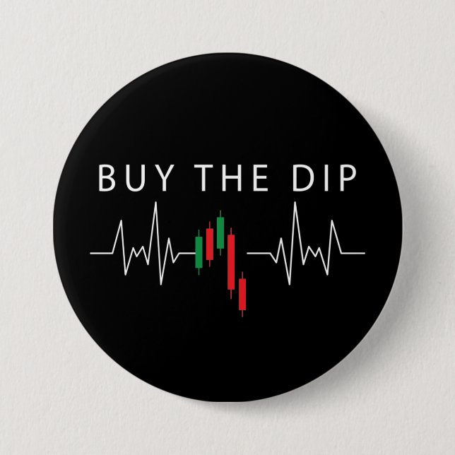 Buy the Dip Crypto Trading Button (Front)