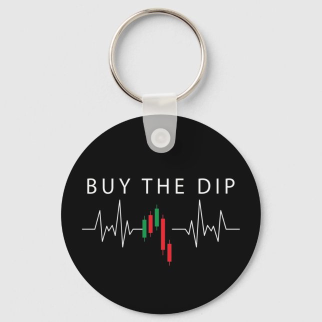Buy the Dip   Keychain (Front)