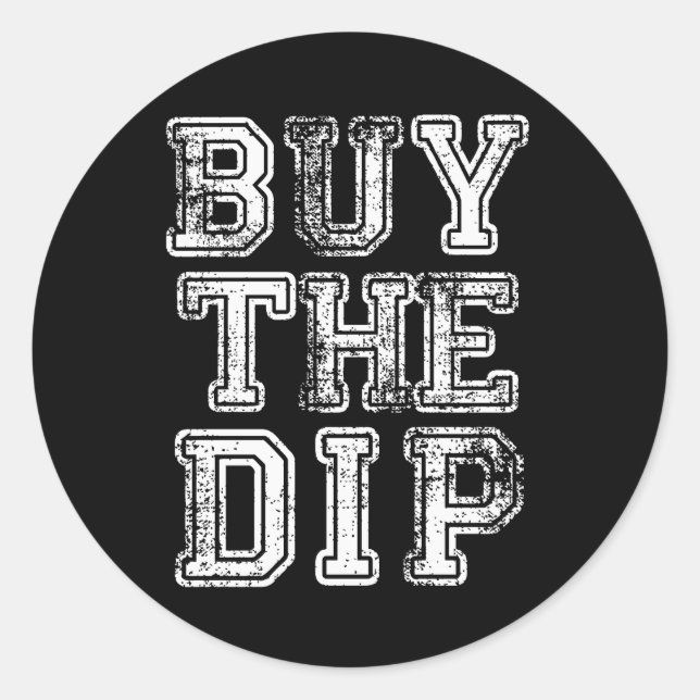 Buy the Dip Print Classic Round Sticker (Front)