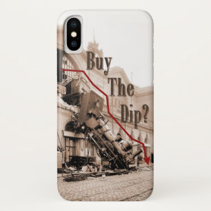 Buy The Dip Stock Market Humor iPhone X Case