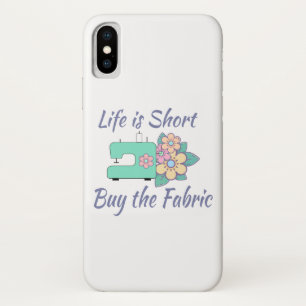 Buy the Fabric, sewing, quilting, crafts iPhone X Case
