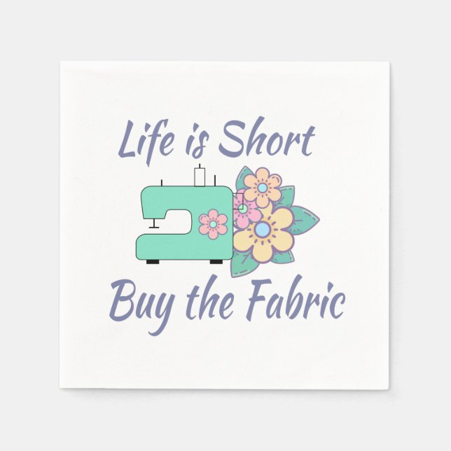 Buy the Fabric, sewing, quilting, crafts Napkins (Front)