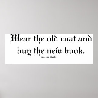 Buy the new book. poster