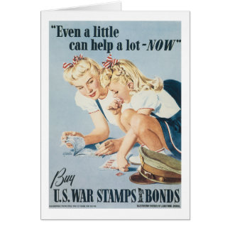 Buy U.S. War Stamps & Bonds Cards