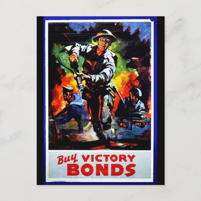 Buy Victory Bonds Postcard (Front)