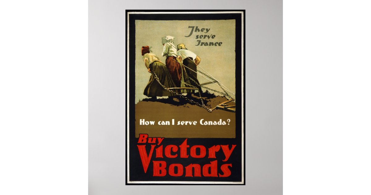 Buy Victory Bonds Poster | Zazzle