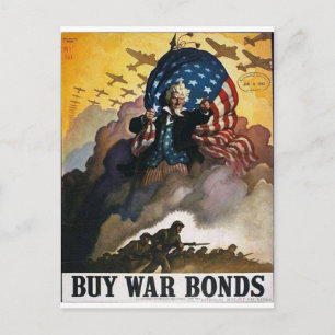 Buy War Bonds! Postcard