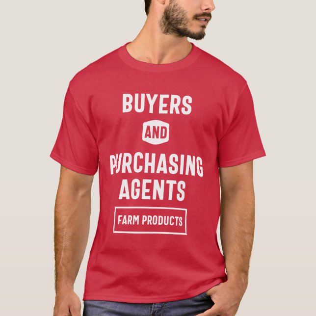 Buyers & Purchasing Agents Job Title Gift T-Shirt (Front)