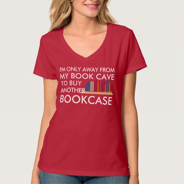 Buying Another Bookcase T-Shirt (Front)