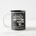 Buying Essential Oils Equals Happiness Two-tone Coffee Mug at Zazzle
