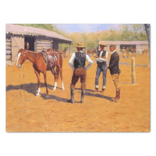 Buying Polo Ponies in the American Old West  Tissue Paper