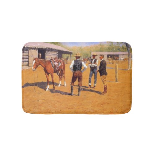 Buying Polo Ponies in the American Wild West  Bath Mat