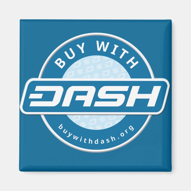 BuyWithDASH Magnet (Front)