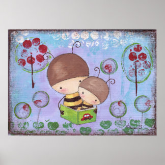 Buz-buz & Beez-beez Print