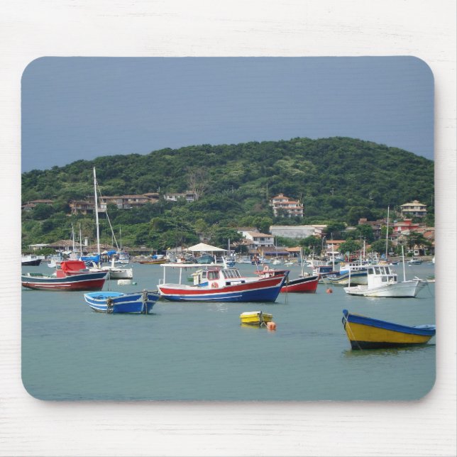 buzios boats mouse pad (Front)