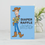 Buzz and Woody Baby Shower Diaper Raffle Invitation