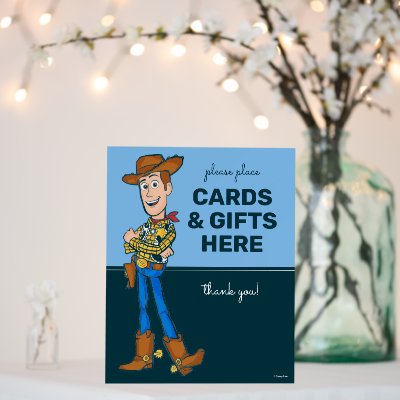 Buzz and Woody Baby Shower Foam Board