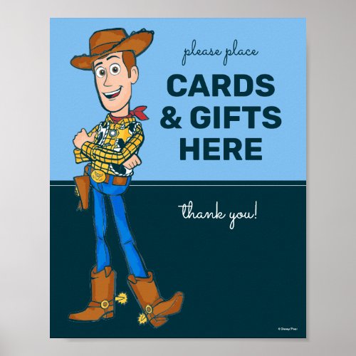 Buzz and Woody Baby Shower Poster